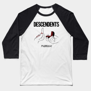 The Descendents Marriage Fan Artwork Baseball T-Shirt